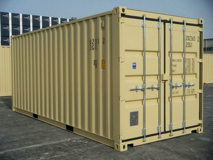 20' container close up