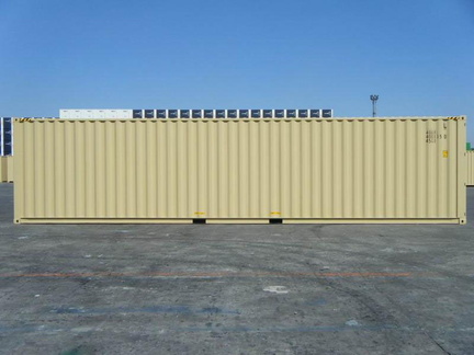 40' Container high back full view