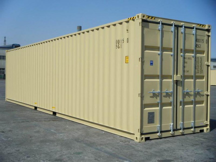 40' Container side view