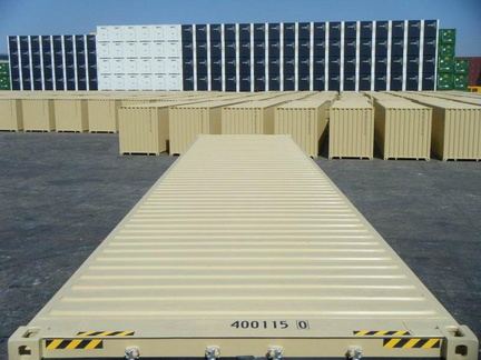 40' Container top view